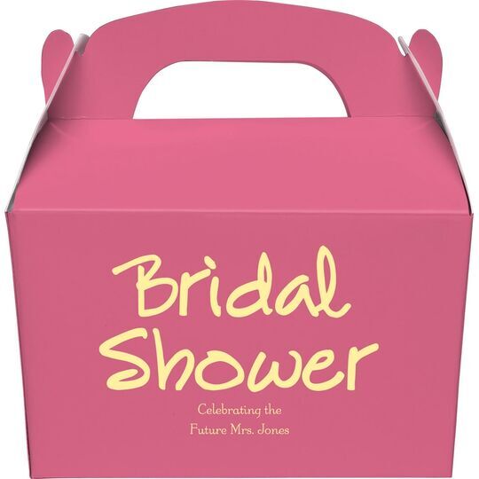 Studio Bridal Shower Gable Favor Boxes